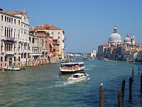 Ca' d'Oriente is located in the historic Venetian area of Dordoduro - seen here from the Accademia Bridge